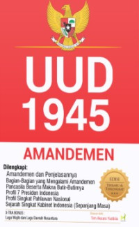 Image of UUD 1945 AMANDEMEN